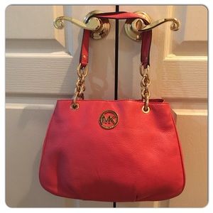 MICHAEL KORS FULTON CHAIN LEATHER MEDIUM